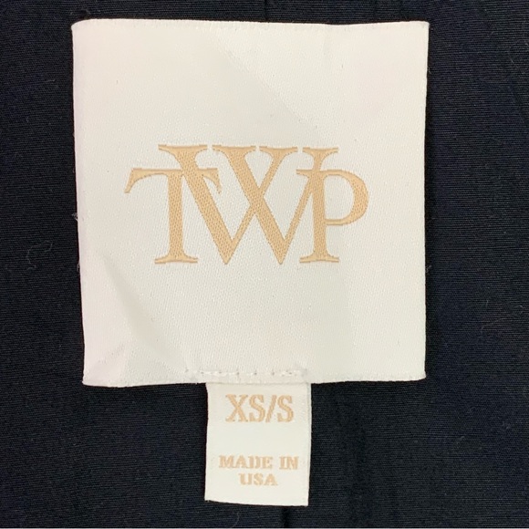 TWP Women's Black Two Button 100% Cotton Blazer Size XS / Small - Picture 7 of 7